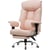 Chaise gaming grandes tailles COMHOMA - Cuir PU - Rose - 55 x 47 x 125 cm