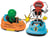 CROSSLANDER BUMPERS SET – 2 voitures et 2 figurines amovibles