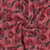 Tissu Double gaze de Coton Matelassé Elea fleurs Mauve réversible sur fond Vieux rose