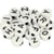 300 PERLES ALPHABET PLASTIQUE - 7 MM
