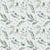 Tissu Coton imprimé Ito vert sur fond Blanc - Au mètre