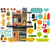Cuisine pour enfants dinette + accessoires offert orange