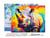 Peinture par Numéro Figured'Art avec Cadre - Rhinocéros Coloré Abstrait - Kit de Loisir Créatif DIY Numéro d'Art Complet - 40x50cm toile tendue sur châssis
