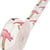 Bobine 15m Ruban flamants roses Blanc