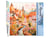 Peinture par Numéro Figured'Art - Village enchanté ambre - Kit de Loisir Créatif DIY Numéro d'Art Complet - 40x50cm sans châssis en bois