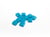 Carreaux mosaïque Cyan Pixel art - Mini - Lot de 40
