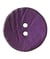 Carte de 1 bouton rond imitation bois 2 trous 40mm - Union Knopf Violet Fonce