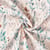 Tissu Double gaze de Coton digital Feuillage Mariva sur fond Ecru