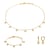 Collier, bracelet et boucles d'oreilles Gemia en pierres Citrine - Sloya