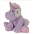 Peluche licorne violette 36cm - animaux fantastique
