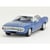 Voiture miniature de collection - IXO - Plymouth Satellite Sebring Plus 1971 - Monté métal - Échelle 1/43 - Bleu/Blanc