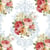 Lot de 4 serviettes en papier découpage collage 33 cm SARA BLEU FA 345