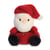 Peluche AURORA - Père Noël - 13 cm - Rouge