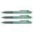 Lot de 3 Stylos Roller Rétractables Frixion Ball Clicker Pointe Fine Vert