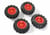Lot de roues Jantes rouge pour rollyFarmtrac Premium - Rolly Toys