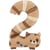 Ballon Aluminium Hélium Géant - Chiffre 2 Chat 88 cm