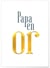 Affiche 'Papa en or' | A3 : 29,7x42cm