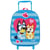 Sac à dos à roulettes Bluey 3D 32 CM Maternelle