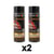 Lot 2 sprays de peinture pelable - Sprayplast - noir brillant - Motip