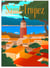 Affiche ville Saint-Tropez | A3 : 29,7x42cm