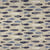 Tissu Toile de Coton Sardines Bleues sur fond Naturel