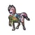 Ecusson  animaux fantastiques cheval 5,3cm x 6,5cm