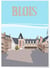 Affiche ville de Blois 2 | A3 : 29,7x42cm