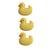 3 boutons fantaisies scrapbooking décoration couture CANARD