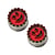 Ensemble de 2 Emporte-pièces biscuit linzer motif smiley Dr Oetker Noël