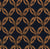 Tissu Crêpe de Viscose Circles sur fond Bleu marine