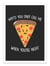 Affiche 50 x 70 cm -  Pizza Hangover - EduEly