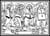 Tableau velours a colorier les quatre mousquetaires Sericolor