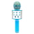 Microphone Android iOs Karaoké Bluetooth 4.2 Haut-Parleur Puissance 5W Bleu YONIS