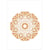 Pochoir mandala format A4 décoration peinture QBIX