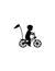 Die petit garçon sur son vélo