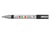 Lot de 12 marqueurs peinture pointe conique fine 0,9 - 1,3 mm - POSCA - Argent