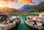 Puzzle 1000 pièces - Port et Bateaux de Pêche - Sicile - Alipson Puzzle