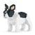 Chien Bouledogue Français oreilles dressées caille noir Taille standard | JEKCA | 14 ans et +