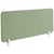 Séparateur Cloison Acoustique de Bureau et Table Vert en Polyester et Matière Synthétique 160 x 40 cm Idéal pour le Open Space