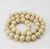 Fil de 44 perles ronde en pierre naturelle fabrication bijoux 8 mm FOSSILE