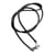 Collier en caoutchouc, 2mm 42cm, 1 pce