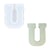Moule en silicone 13cm x 15,5cm x 3,5cm - Lettre U