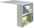 PINO Bureau pour Lit Mezzanine MDF Blanc 94 x 68 x 72 cm - Vipack
