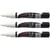 3 marqueurs craie Uni chalk marker Uni Ball pointe fine blanc