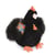 Les poulettes grand modele noir HO3163 - Histoire D'Ours