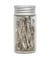 Tube en verre d'assortiment de 50 épingles à nourrice - Collection fleurs bleues - Hobby Gift