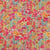 Tissu Fleuris Margaret Fuchsia, orange et vert