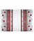 Tissu coton nappe placé de 160 cm de largeur montmirailrouge vendu par 50 cm