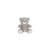 Peluche - Peluche Ourson My sweet teddy gris - 24 cm