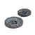 Lot de 3 boutons écorces de riz bleu marine